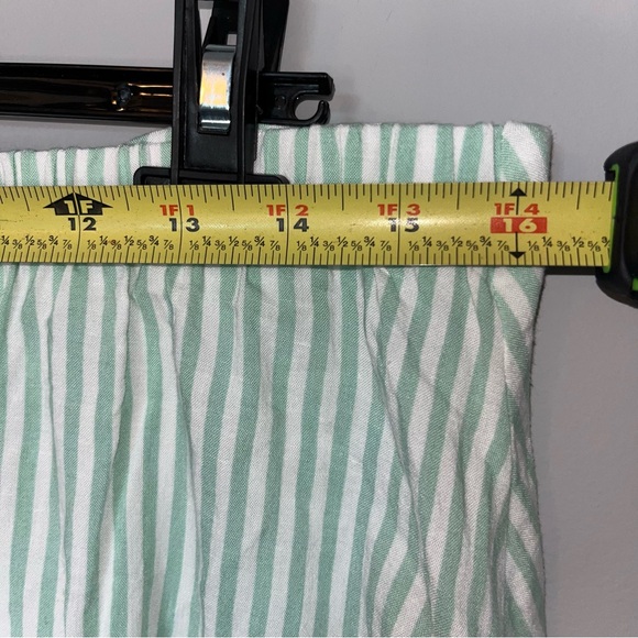 Lily Rose Green and White A-line Mini Skirt - Picture 6 of 6